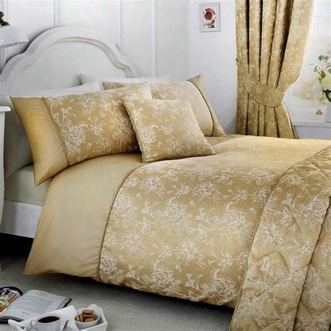 metallic gold bed sheets|dunelm gold duvet covers.